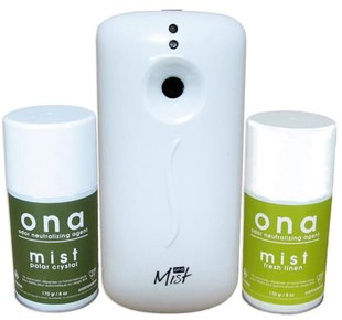 СИСТЕМА ПОглинання ЗАПАХУ ONA MIST DISPENSER