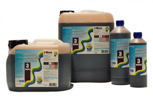 ДОДАТКОВЕ ДОБРИВО (МІКРОЕЛЕМЕНТИ) DUTCH FORMULA 3 MICRO 0.5L, 500ML - ADVANCED HYDROPONICS OF HOLLAND (гідро, кокос, грунт)