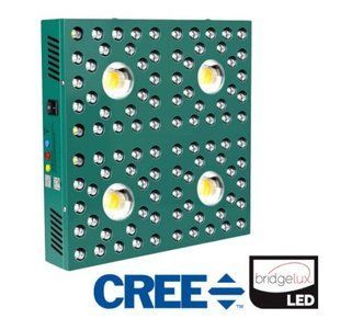 Світлодіодна лампа - LINFA CREE 400, PHYTOLITE, ПОВНИЙ ЦИКЛ, 400 Вт, 40x40x7,5 см, освітлює 100x100 см, світлодіод CREE CXA2530 COB + LED BridgeLux, для вирощування рослин
