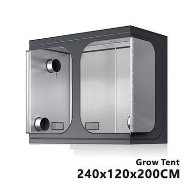 240x120x200cm GROWBOX VF240R, ШАФА, НАМЕТ ДЛЯ РОСЛИННИЦТВА, VF Краків, GrowTent, Diamond