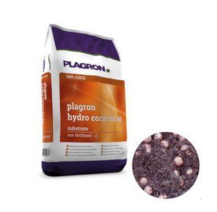 СМЕСЬ ДЛЯ СУБСТРАТА - КЕРАМИЧЕСКИЕ ГРАНУЛЫ + КОКОС, PLAGRON HYDRO COCOS 60/40 - 45 л