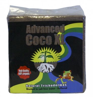 ADVANCED COCO XL - СЖАТЫЙ КОКОС 70л + ТРИХОДЕРМА, КУБ, ADVANCED HYDROPONICS OF HOLLAND