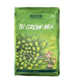 ЗЕМЛЯ КВІТКОВА ATAMI BIO-GROWMIX 50 л, 1 піддон = 70 пакетів.