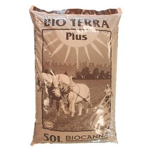 ЗЕМЛЯ КВІТКОВА BIOCANNA BIOTERRAPLUS 50Л, 1 ПІДДОН=60 МІШКІВ